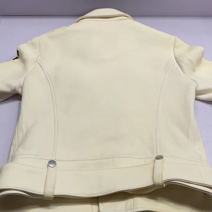 Off-White OFF-WHITE Casual Sheepskin Leather Jacket 0079 Size US M / EU 48-50 / 2 - 21 Thumbnail