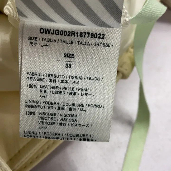 Off-White OFF-WHITE Casual Sheepskin Leather Jacket 0079 Size US M / EU 48-50 / 2 - 4 Thumbnail