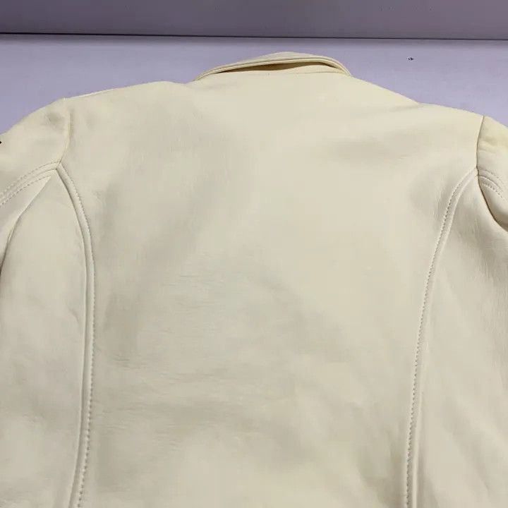 Off-White OFF-WHITE Casual Sheepskin Leather Jacket 0079 Size US M / EU 48-50 / 2 - 6 Thumbnail