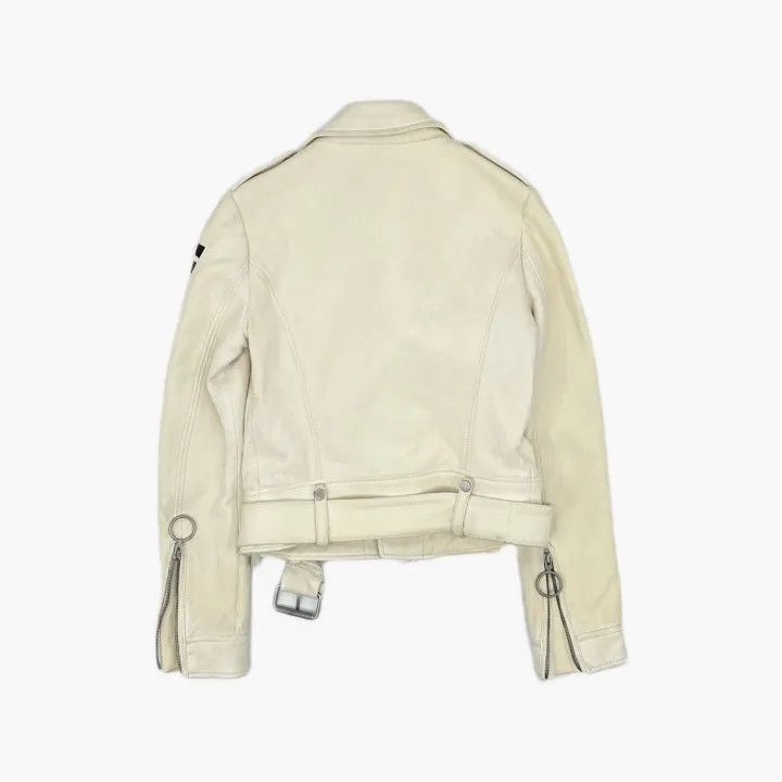 Off-White OFF-WHITE Casual Sheepskin Leather Jacket 0079 Size US M / EU 48-50 / 2 - 3 Thumbnail