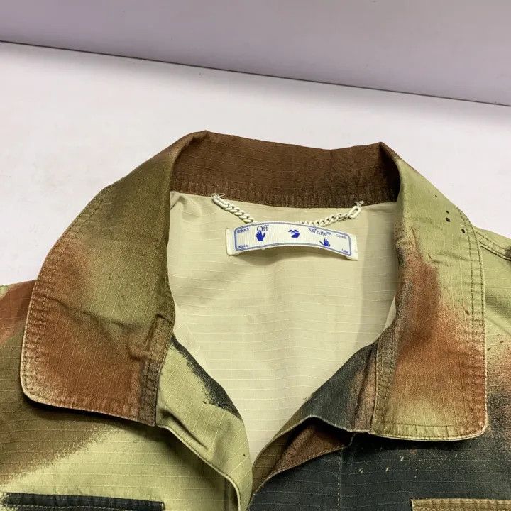 Off-White Off-White Camo Print Shirt Jacket for Men 0079 Size US S / EU 44-46 / 1 - 8 Thumbnail