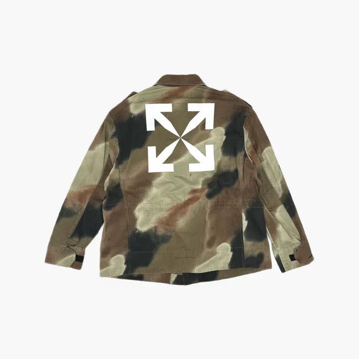 Off-White Off-White Camo Print Shirt Jacket for Men 0079 Size US S / EU 44-46 / 1 - 3 Thumbnail
