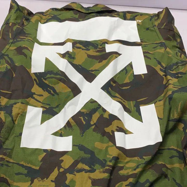 Off-White Off-White FW22 VirgilaBloh Camo Jacket 0079 Size US XS / EU 42 / 0 - 6 Thumbnail