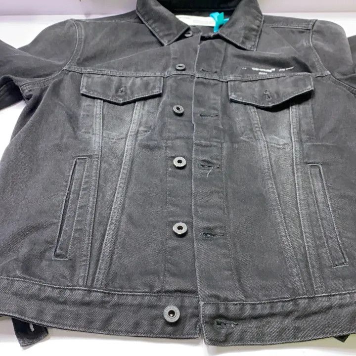 Off-White Off-White Classic Arrow Denim Jacket 0079 Size US M / EU 48-50 / 2 - 9 Thumbnail