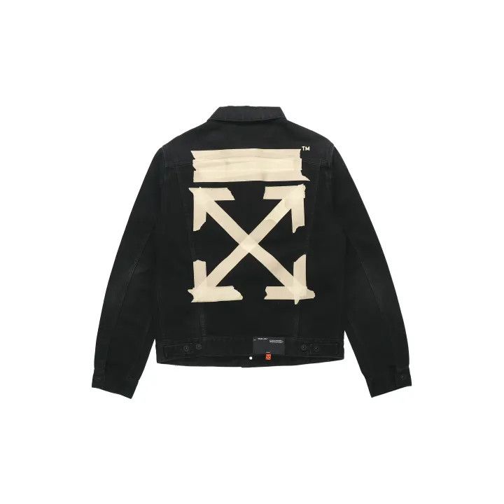 Off-White Off-White Classic Arrow Denim Jacket 0079 Size US M / EU 48-50 / 2 - 2 Thumbnail