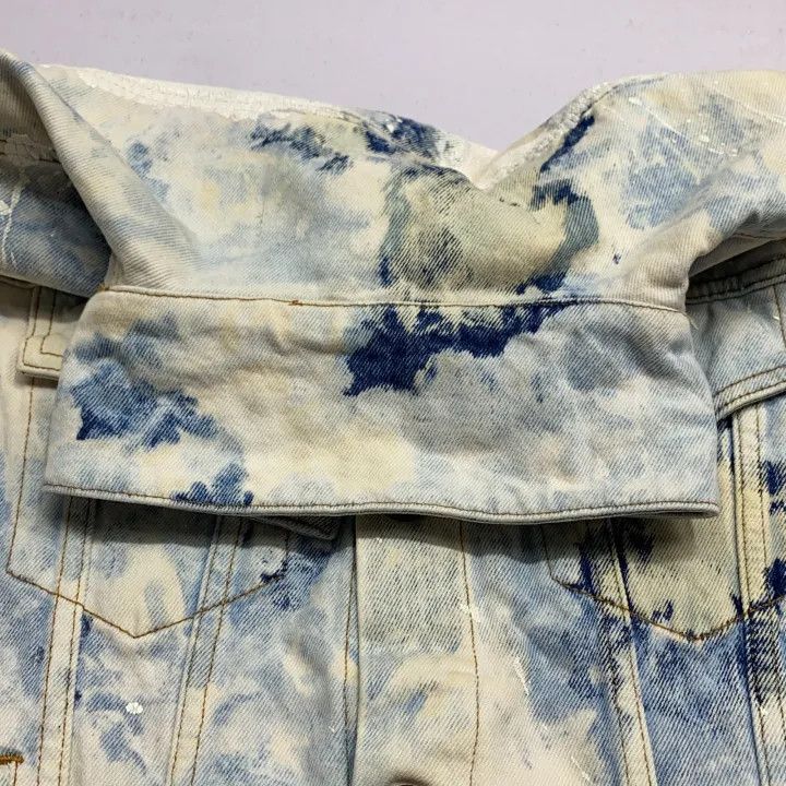 Off-White Off-White Bleached Denim Jacket for Men 0079 Size US L / EU 52-54 / 3 - 9 Thumbnail