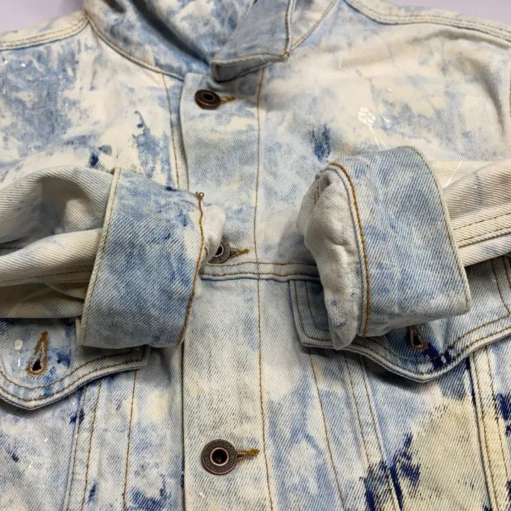 Off-White Off-White Bleached Denim Jacket for Men 0079 Size US L / EU 52-54 / 3 - 14 Thumbnail