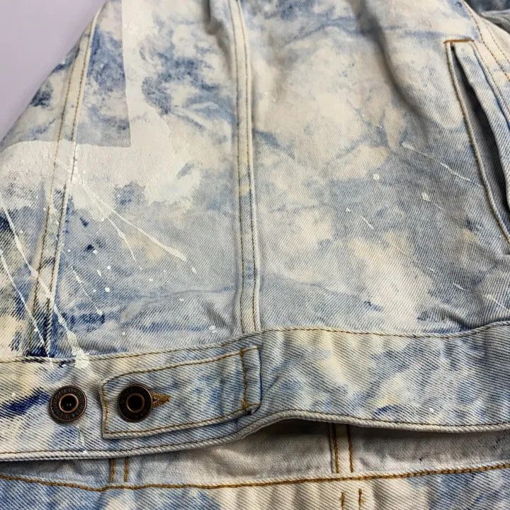 Off-White Off-White Bleached Denim Jacket for Men 0079 Size US L / EU 52-54 / 3 - 16 Thumbnail