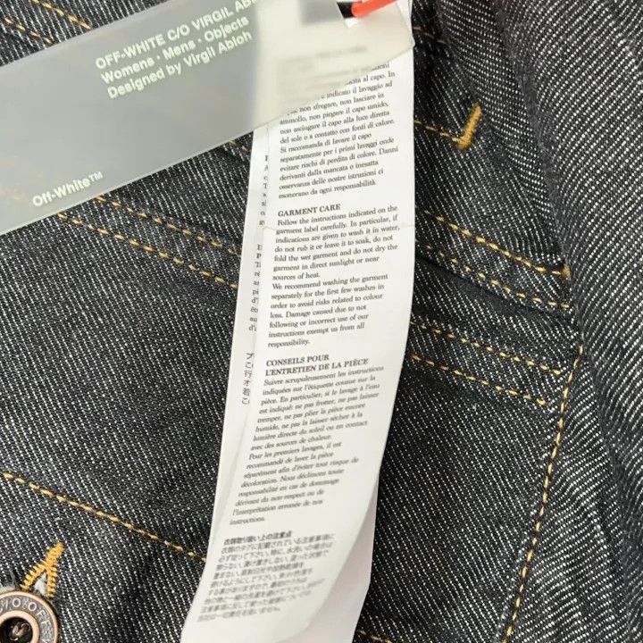 Off-White Off-White Arrows Slim Denim Jacket Black 0079 Size US M / EU 48-50 / 2 - 6 Thumbnail