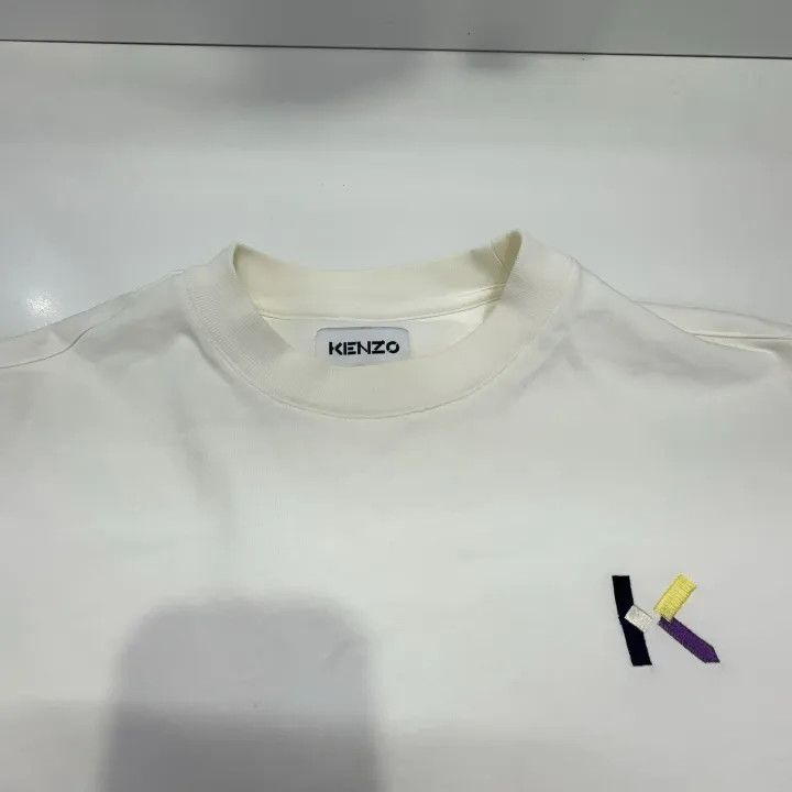 Kenzo KENZO White Cotton Short Sleeve Unisex T-Shirt 0079 Size US S / EU 44-46 / 1 - 6 Thumbnail