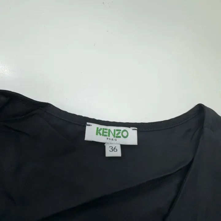 Kenzo KENZO Stylish Solid Color Dress for Every Occasion 0079 Size US 36 / EU 52 - 4 Thumbnail