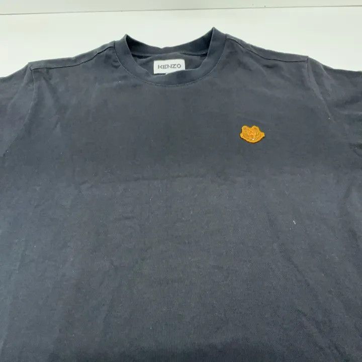 Kenzo Kenzo Classic Tiger Head Embroidered T-Shirt Black 0079 Size US L / EU 52-54 / 3 - 7 Thumbnail