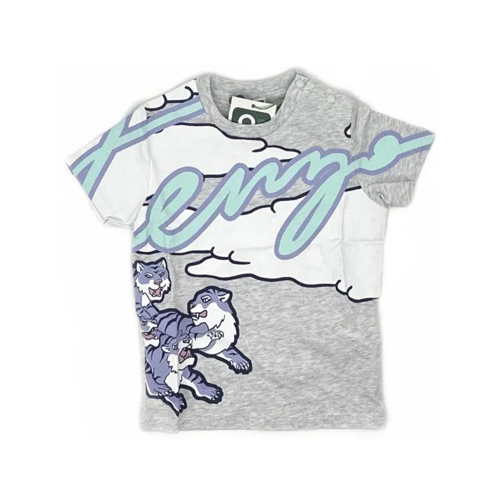 Kenzo Kenzo Kid's Short Sleeve Animal Print T-Shirt 0079 Size US M / EU 48-50 / 2 - 2 Thumbnail
