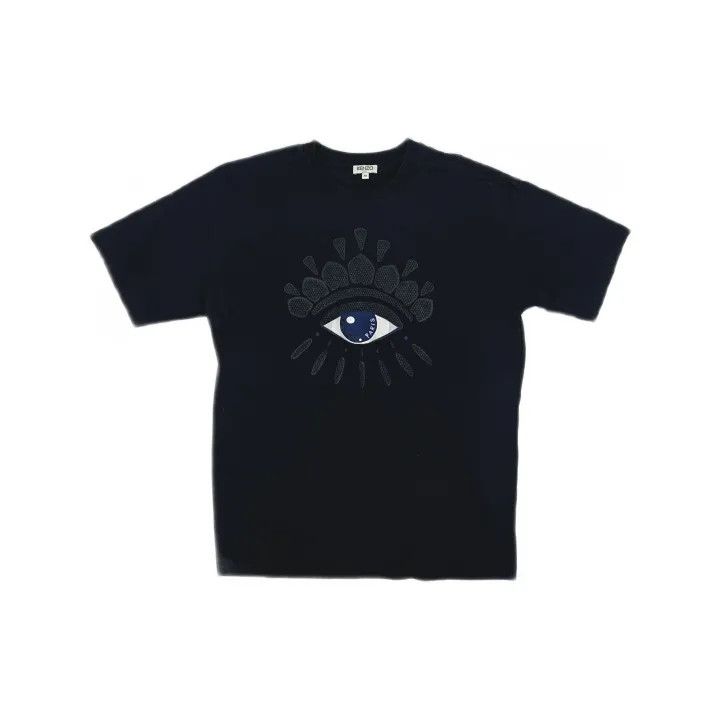Kenzo KENZO Eye Embroidered Cotton T-Shirt for Men 0079 Size US M / EU 48-50 / 2 - 2 Thumbnail