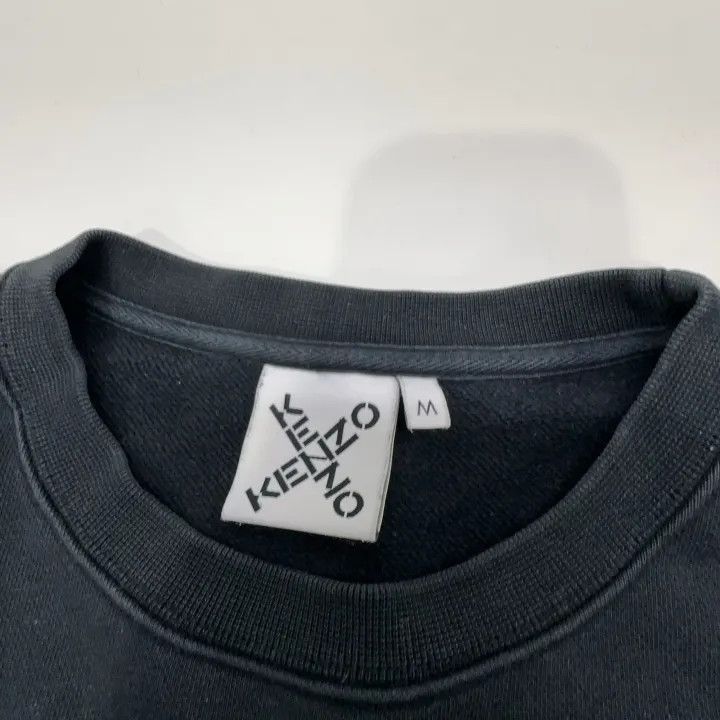 Kenzo KENZO Little X Black Crewneck Sweatshirt for Men 0079 Size US M / EU 48-50 / 2 - 5 Thumbnail