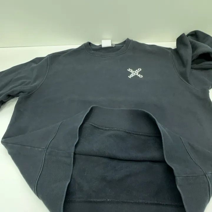 Kenzo KENZO Little X Black Crewneck Sweatshirt for Men 0079 Size US M / EU 48-50 / 2 - 7 Thumbnail