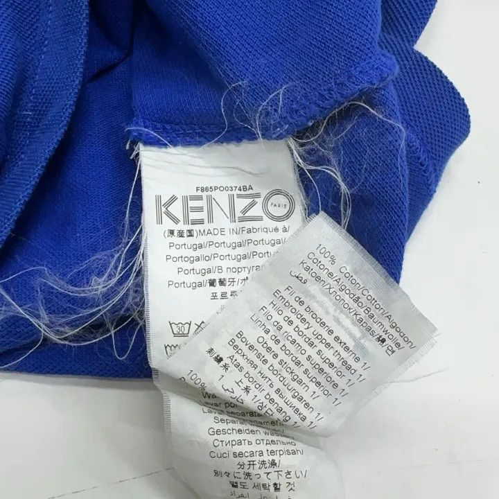 Kenzo KENZO Stylish Casual Blue Short Sleeve Polo 0079 Size US L / EU 52-54 / 3 - 5 Thumbnail