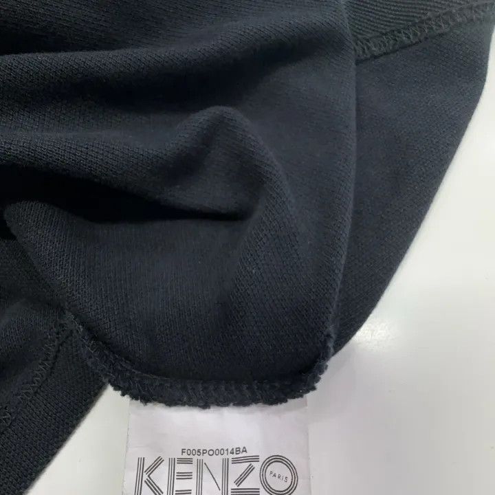 Kenzo Kenzo Black Cotton Tiger Logo Polo Shirt 0079 Size US XL / EU 56 / 4 - 6 Thumbnail