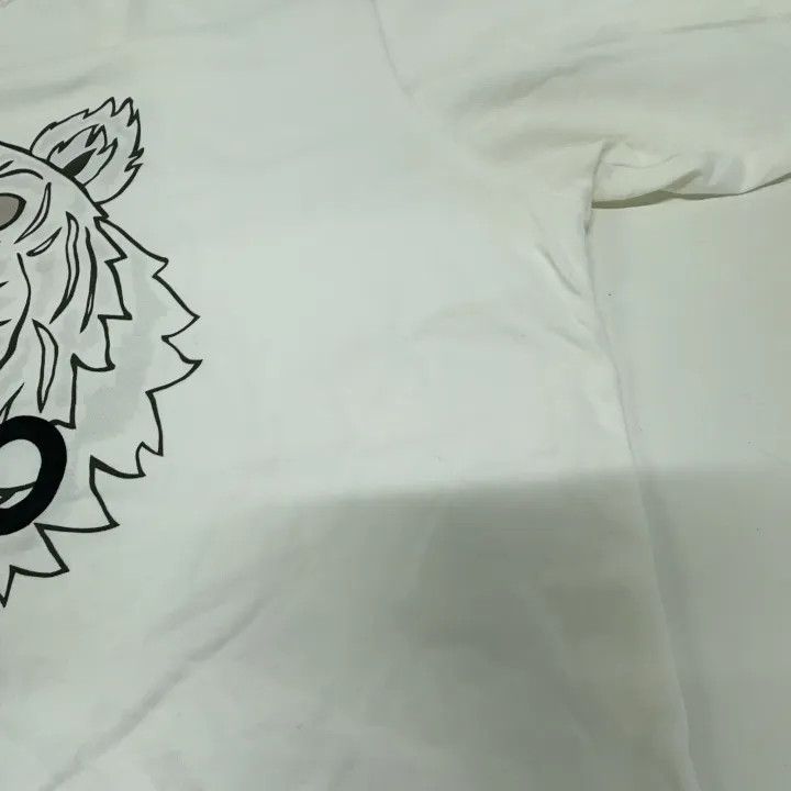 Kenzo KENZO SS21 White Tiger Print Short Sleeve T-Shirt 0079 Size US L / EU 52-54 / 3 - 8 Thumbnail