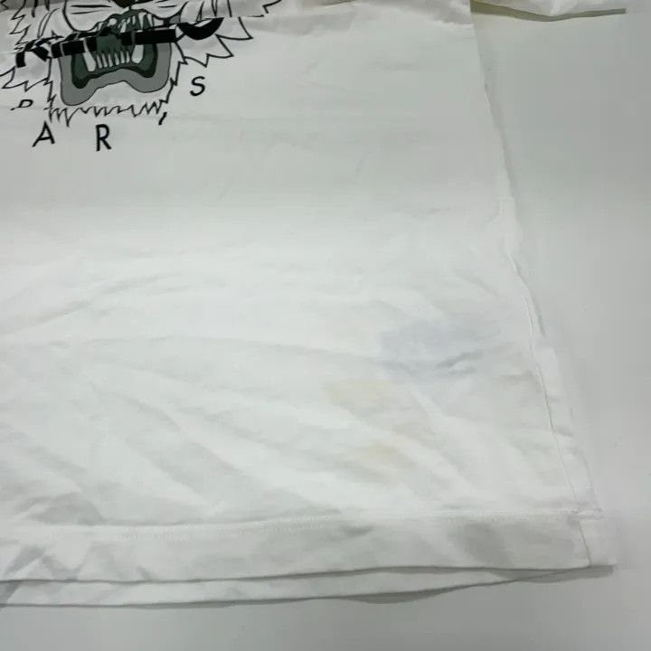 Kenzo KENZO SS21 White Tiger Print Short Sleeve T-Shirt 0079 Size US L / EU 52-54 / 3 - 9 Thumbnail