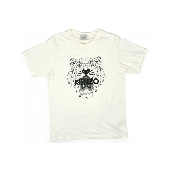 Kenzo KENZO SS21 White Tiger Print Short Sleeve T-Shirt 0079 Size US L / EU 52-54 / 3 - 2 Thumbnail