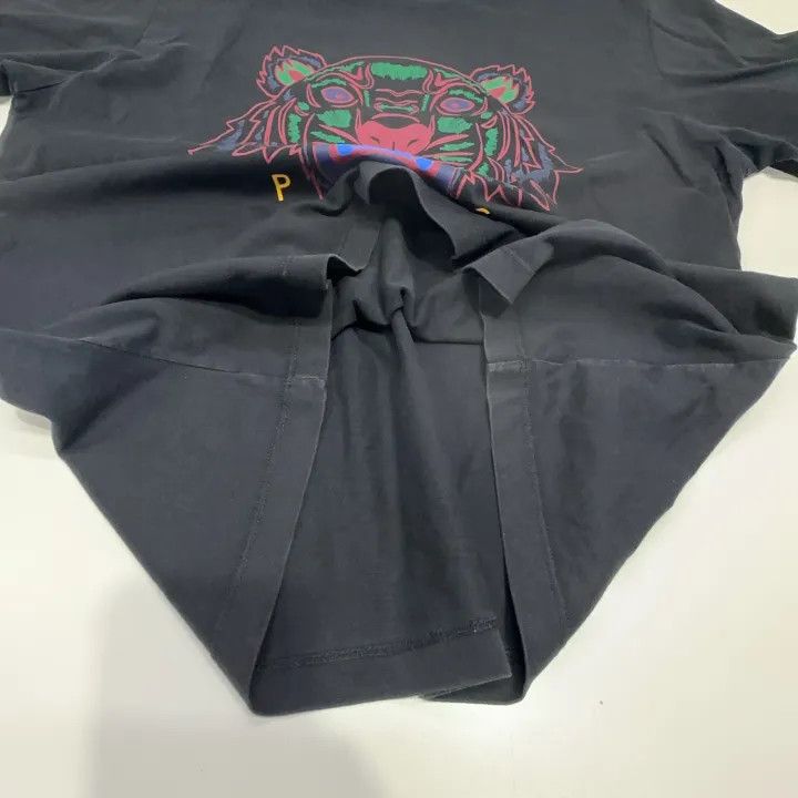 Kenzo Kenzo Tiger Embroidered Black Casual T-Shirt 0079 Size US L / EU 52-54 / 3 - 8 Thumbnail