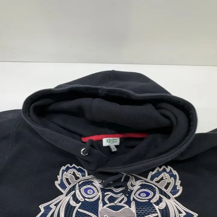 Kenzo KENZO Black Tiger Embroidered Hoodie for Men 0079 Size US XL / EU 56 / 4 - 6 Thumbnail