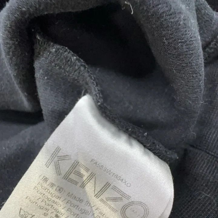 Kenzo KENZO Black Tiger Embroidered Hoodie for Men 0079 Size US XL / EU 56 / 4 - 4 Thumbnail