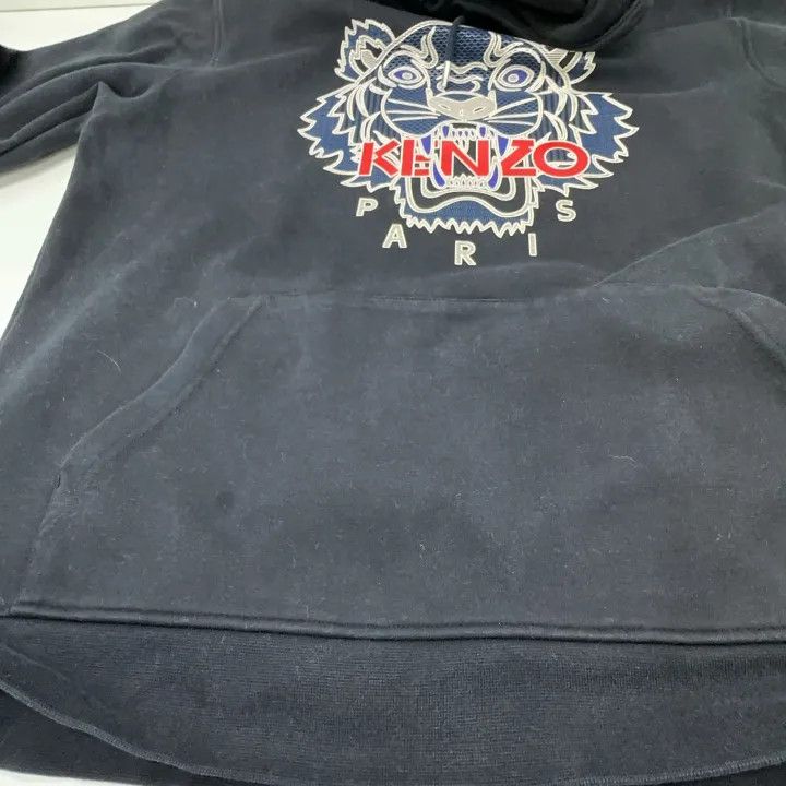 Kenzo KENZO Black Tiger Embroidered Hoodie for Men 0079 Size US XL / EU 56 / 4 - 7 Thumbnail