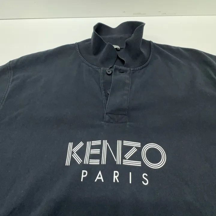 Kenzo KENZO Logo Print Cotton Polo Shirt for Men 0079 Size US M / EU 48-50 / 2 - 7 Thumbnail