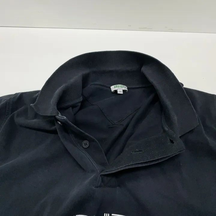 Kenzo KENZO Logo Print Cotton Polo Shirt for Men 0079 Size US M / EU 48-50 / 2 - 6 Thumbnail