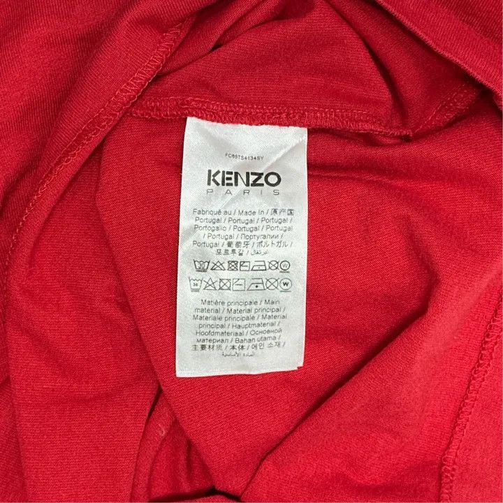 Kenzo Kenzo Red Graphic Logo Short Sleeve T-Shirt 0079 Size US XL / EU 56 / 4 - 3 Thumbnail