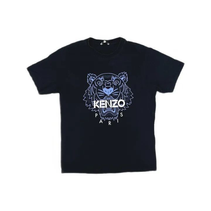 Kenzo KENZO Black Tiger Graphic Short Sleeve T-Shirt 0079 Size US M / EU 48-50 / 2 - 2 Thumbnail