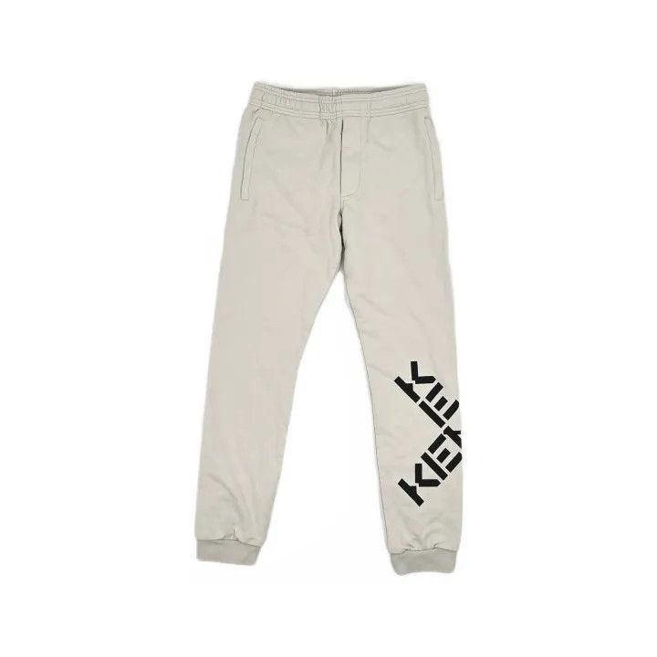 Kenzo KENZO Sport Grey Cotton Jogger Pants for Men 0079 Size US 26 / EU 42 - 2 Thumbnail