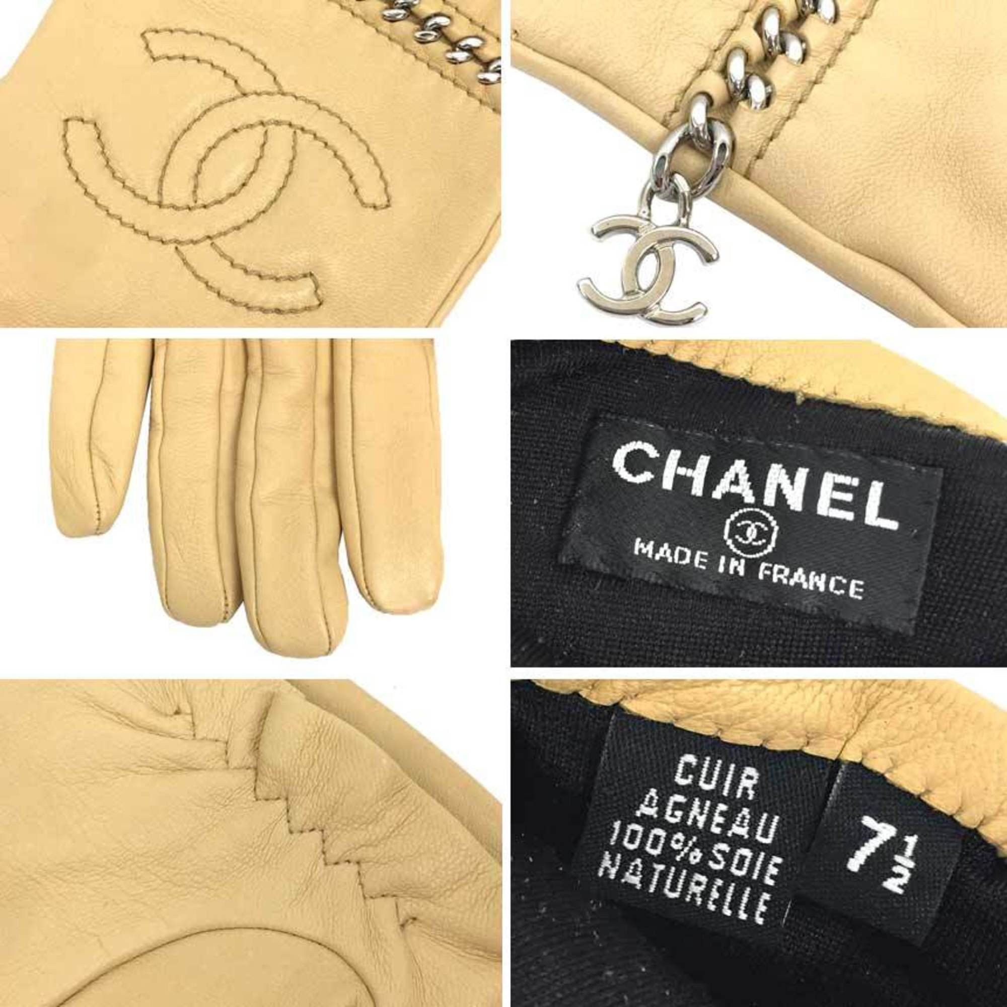 Chanel Chanel Coco Mark gloves Size ONE SIZE - 3 Thumbnail
