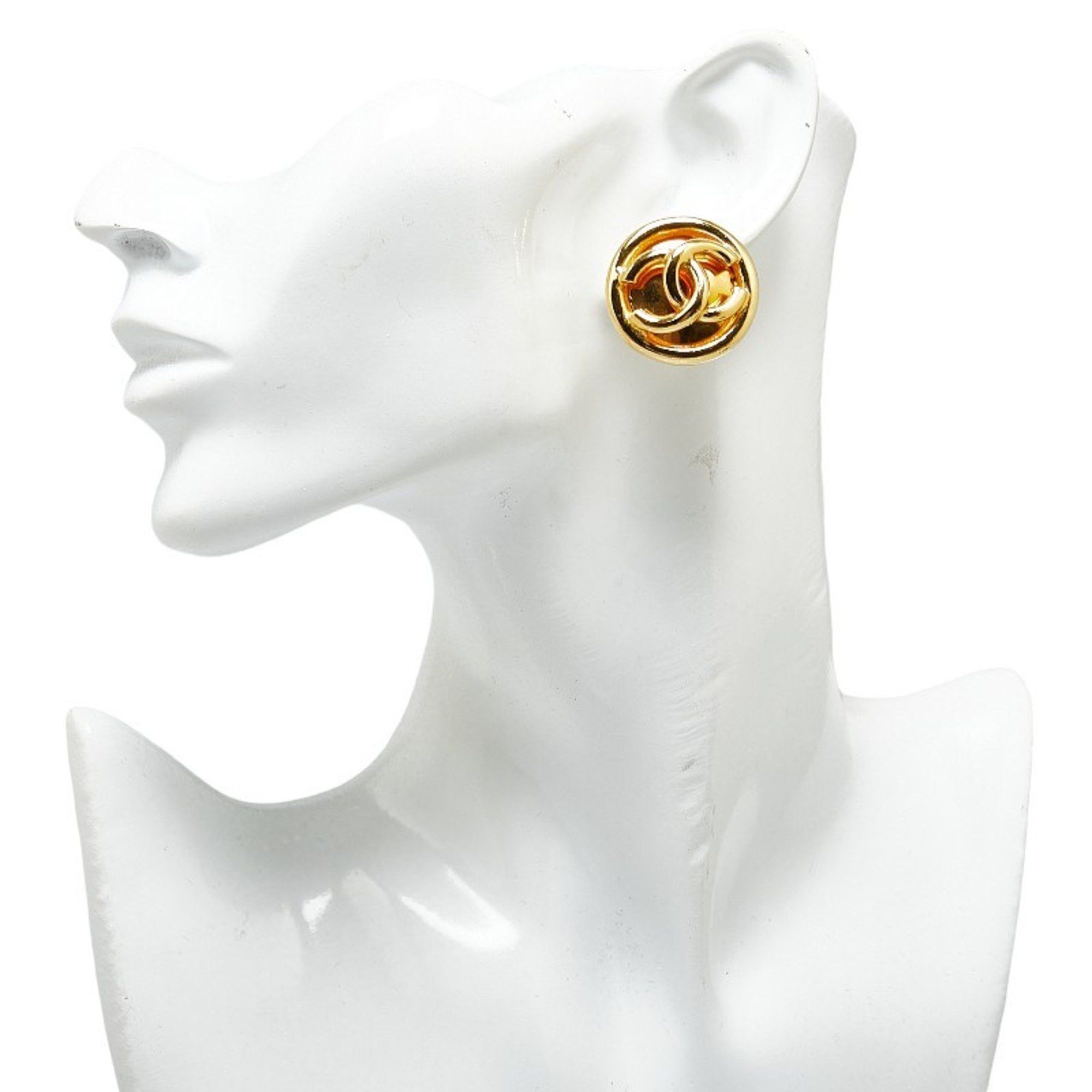 Chanel Chanel Coco Mark earring Size ONE SIZE - 4 Thumbnail