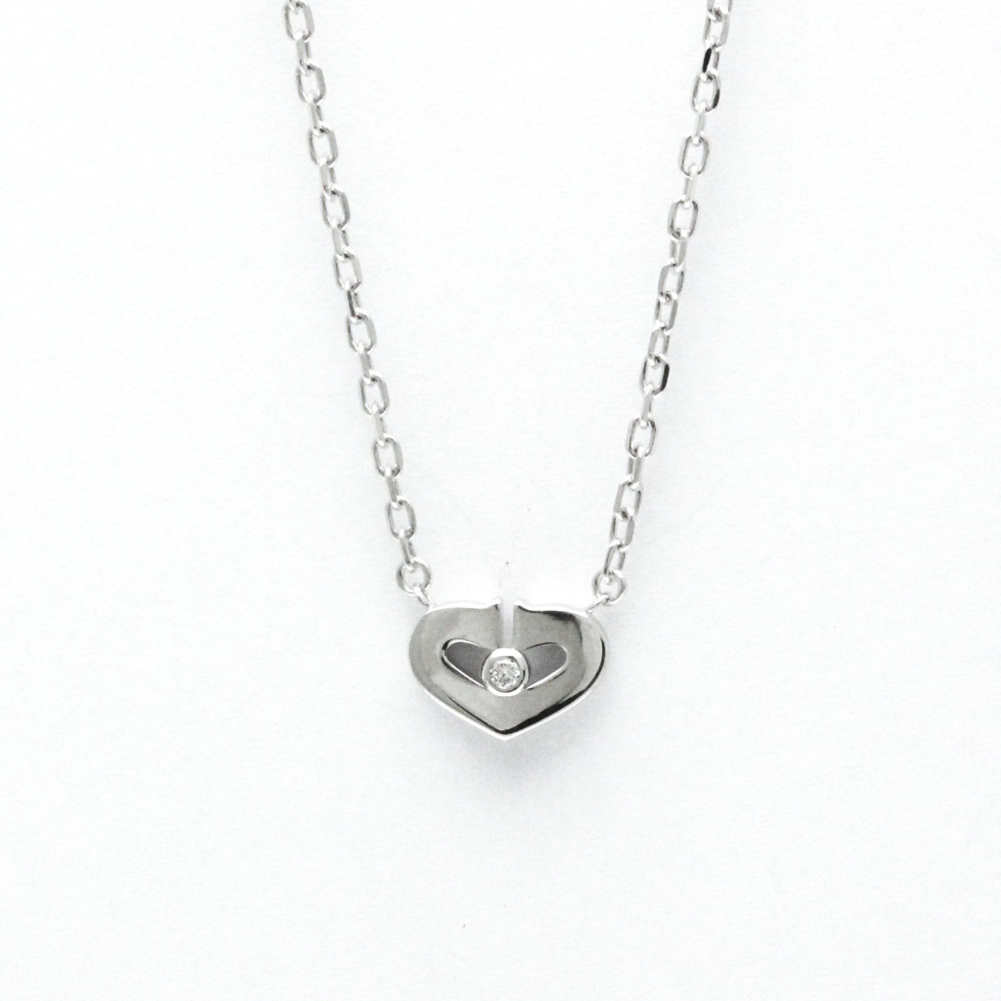 Cartier Cartier C heart necklace Size ONE SIZE - 2 Thumbnail
