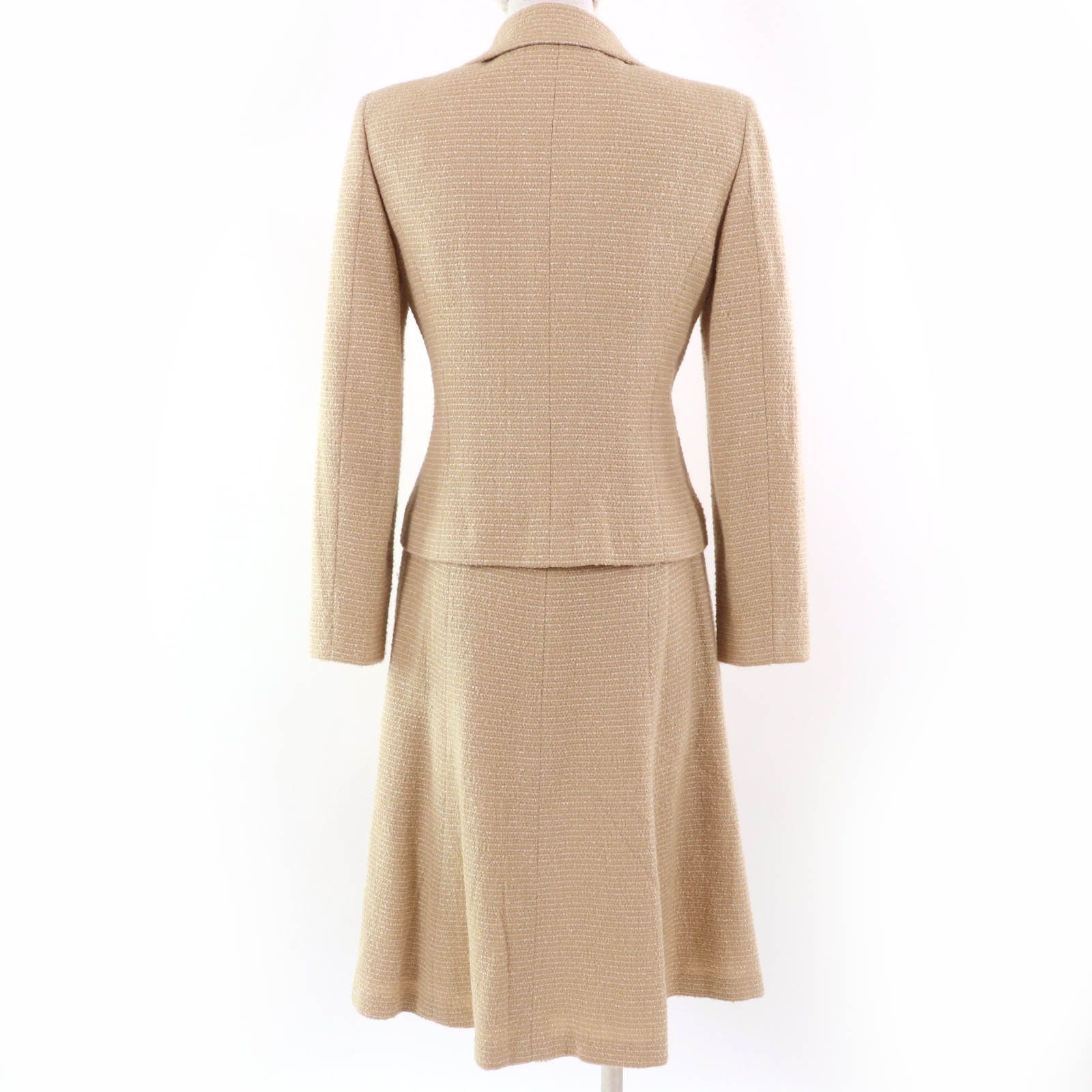 Chanel Chanel Chanel COCO Mark Tweed Two-piece Set Cotton Suits P18870V10901 DUTY FREE for USA Size ONE SIZE - 3 Thumbnail