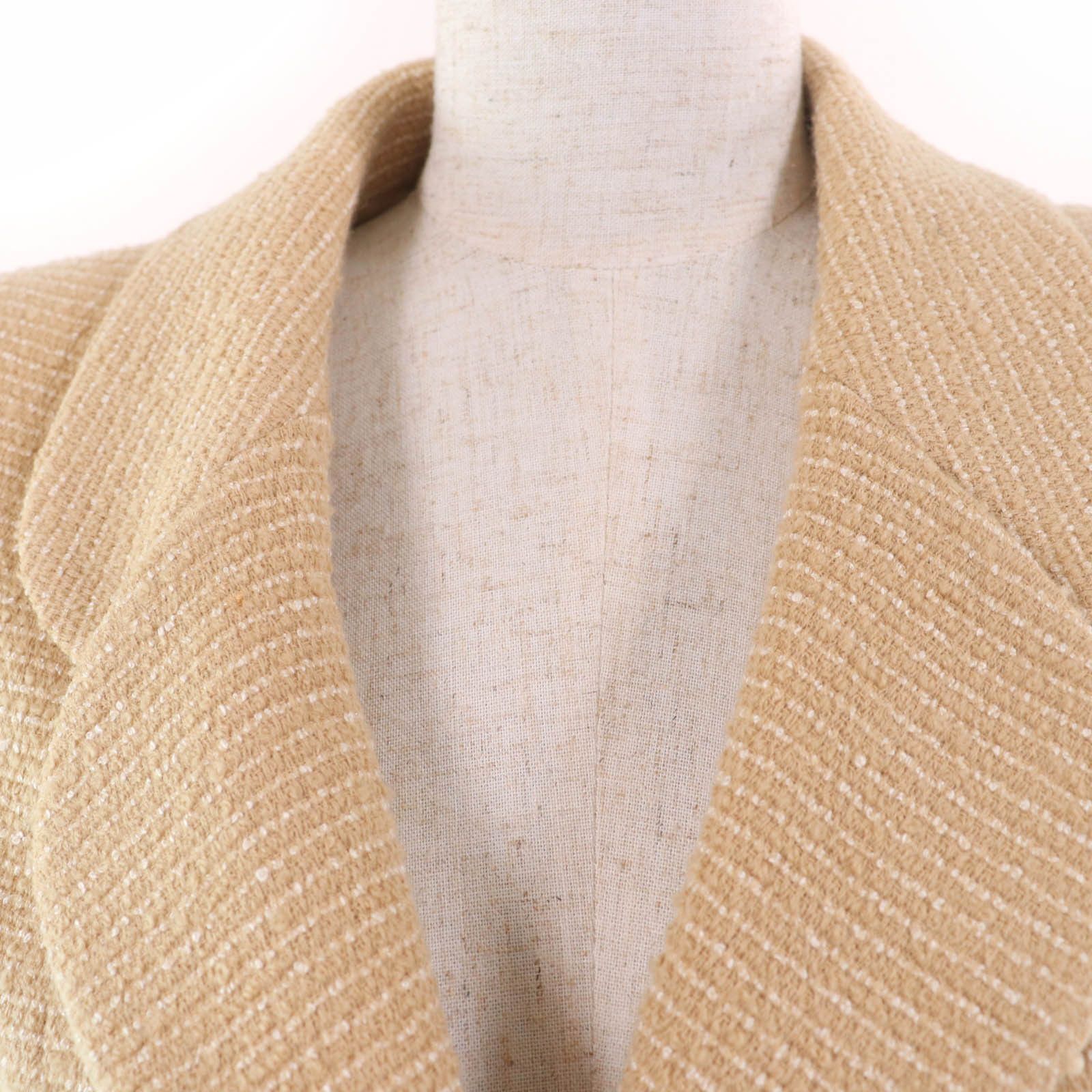 Chanel Chanel Chanel COCO Mark Tweed Two-piece Set Cotton Suits P18870V10901 DUTY FREE for USA Size ONE SIZE - 4 Thumbnail