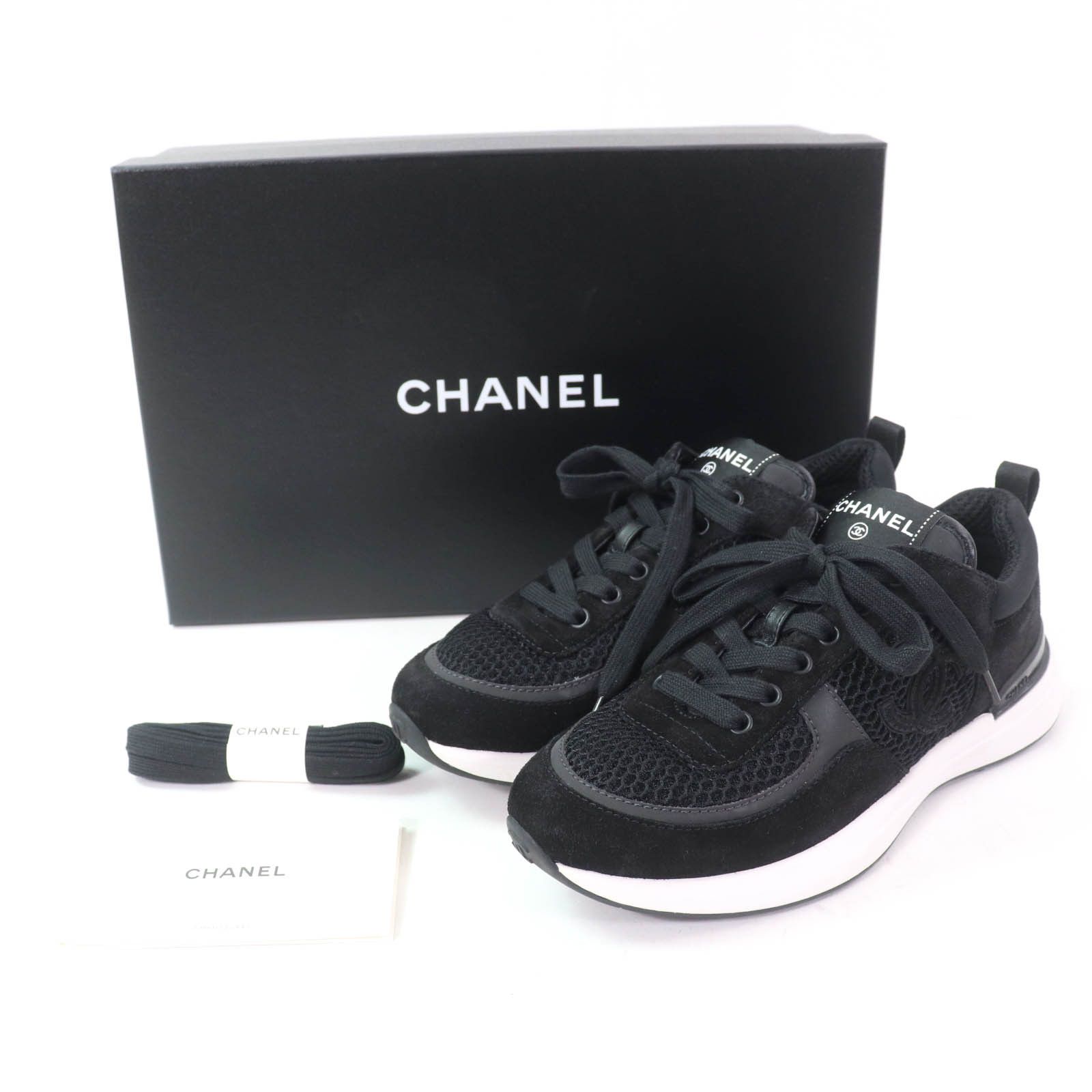 Chanel Chanel Chanel COCO Mark COCO Button Sneakers Others Shoes G38800 DUTY FREE for USA Size ONE SIZE - 2 Thumbnail