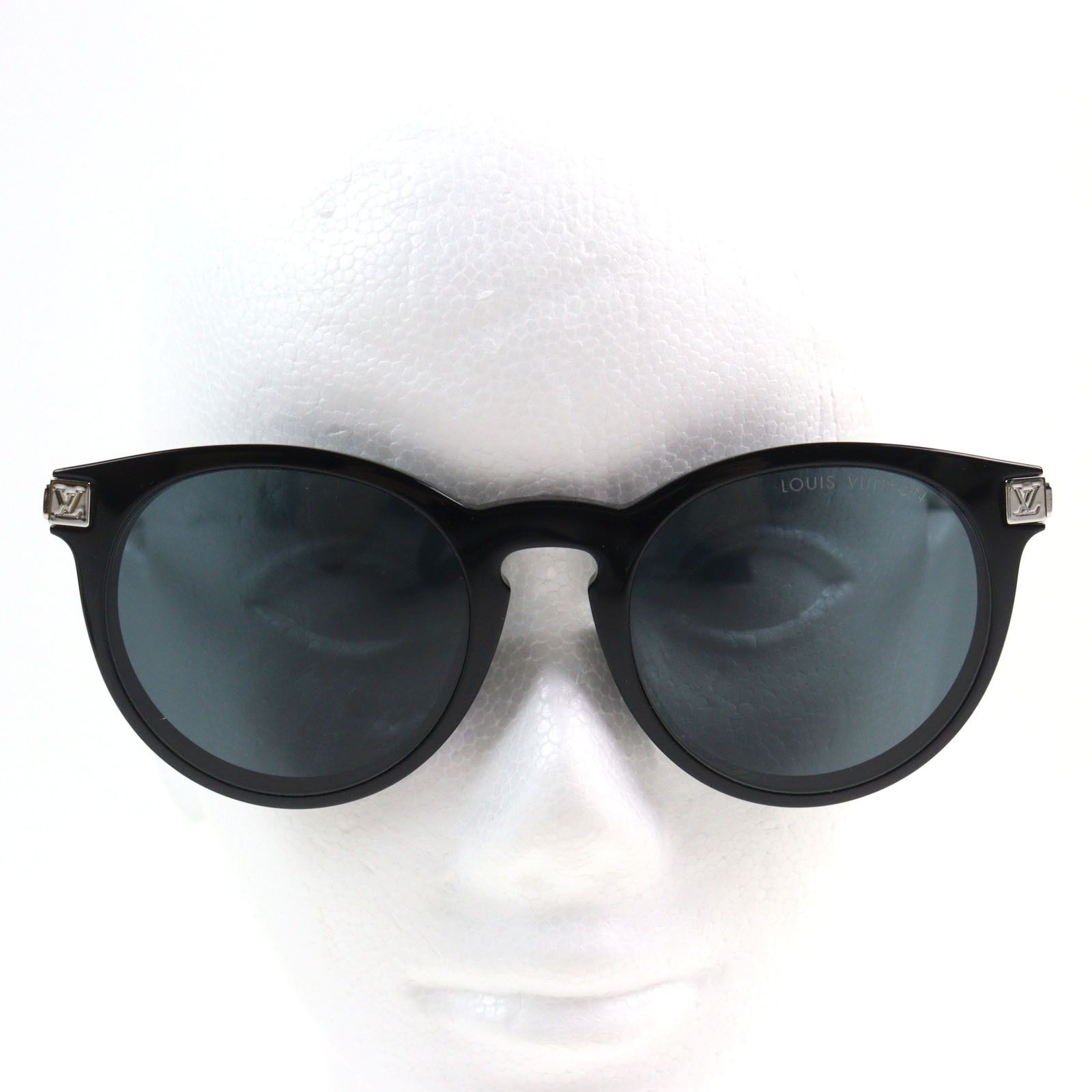 Louis Vuitton Louis Vuitton Louis Vuitton LV Rise Round Monogram Sunglasses Plastic Sunglasses Z1669E Size ONE SIZE - 3 Thumbnail