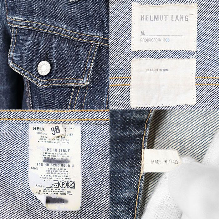 Other Other Helmut Lang Classic Denim Jacket Cotton Outerwear DUTY FREE for USA Size ONE SIZE - 10 Thumbnail