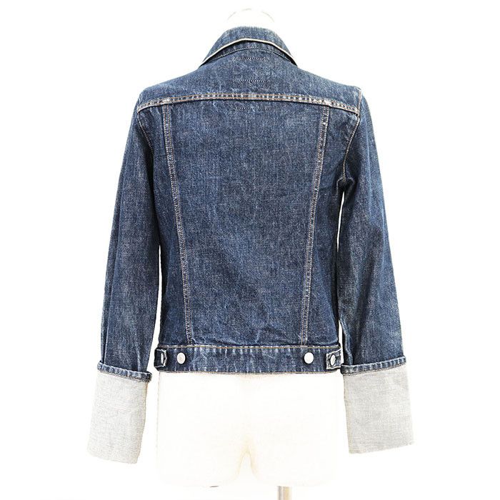 Other Other Helmut Lang Classic Denim Jacket Cotton Outerwear DUTY FREE for USA Size ONE SIZE - 6 Thumbnail