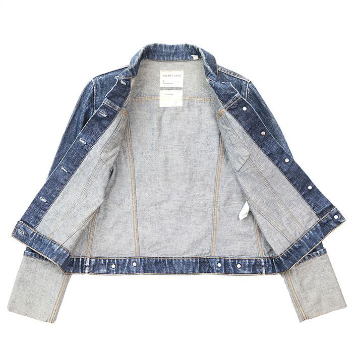 Other Other Helmut Lang Classic Denim Jacket Cotton Outerwear DUTY FREE for USA Size ONE SIZE - 8 Thumbnail