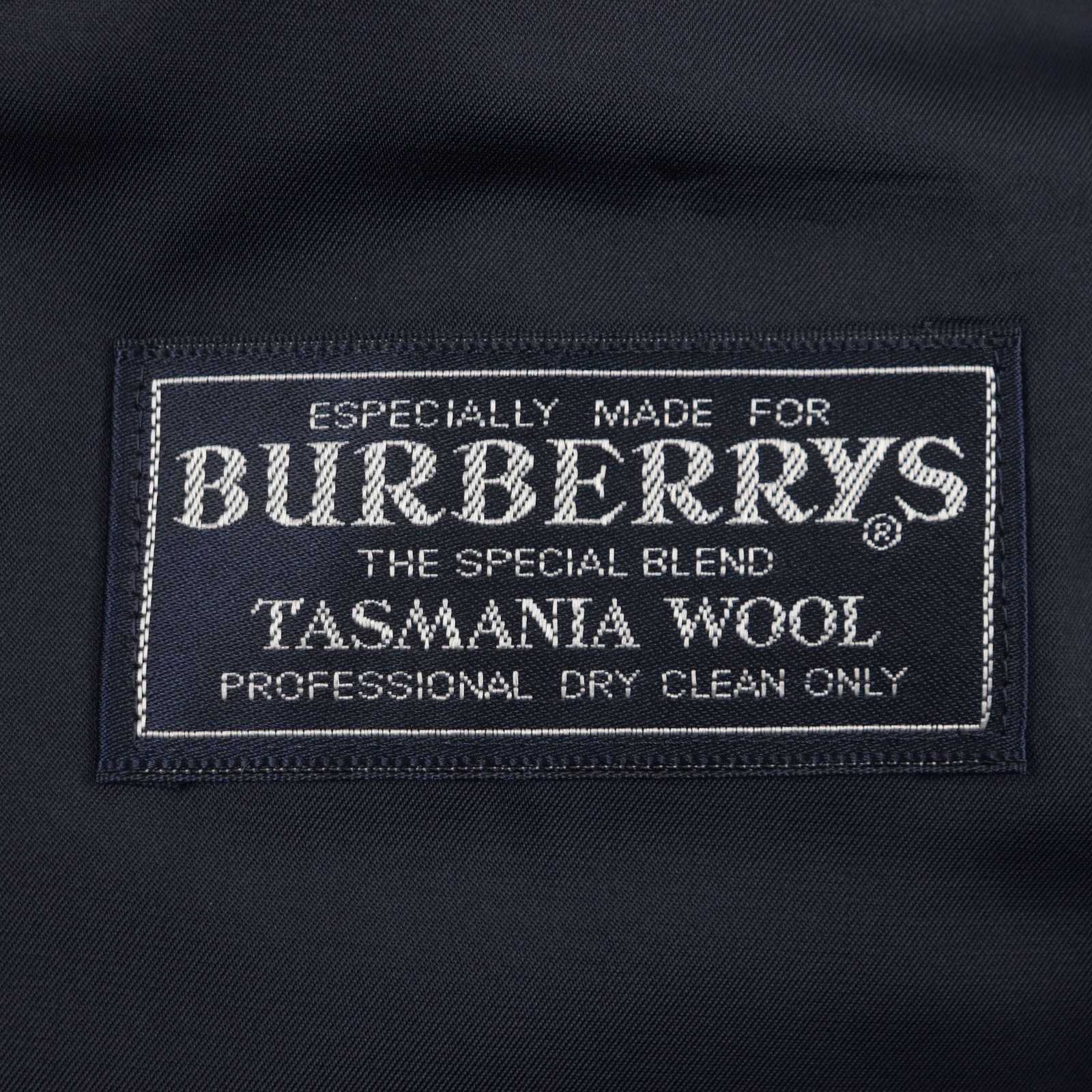 Burberry Burberry Burberrys Tailored Wool Jacket Leather Outerwear Size ONE SIZE - 7 Thumbnail