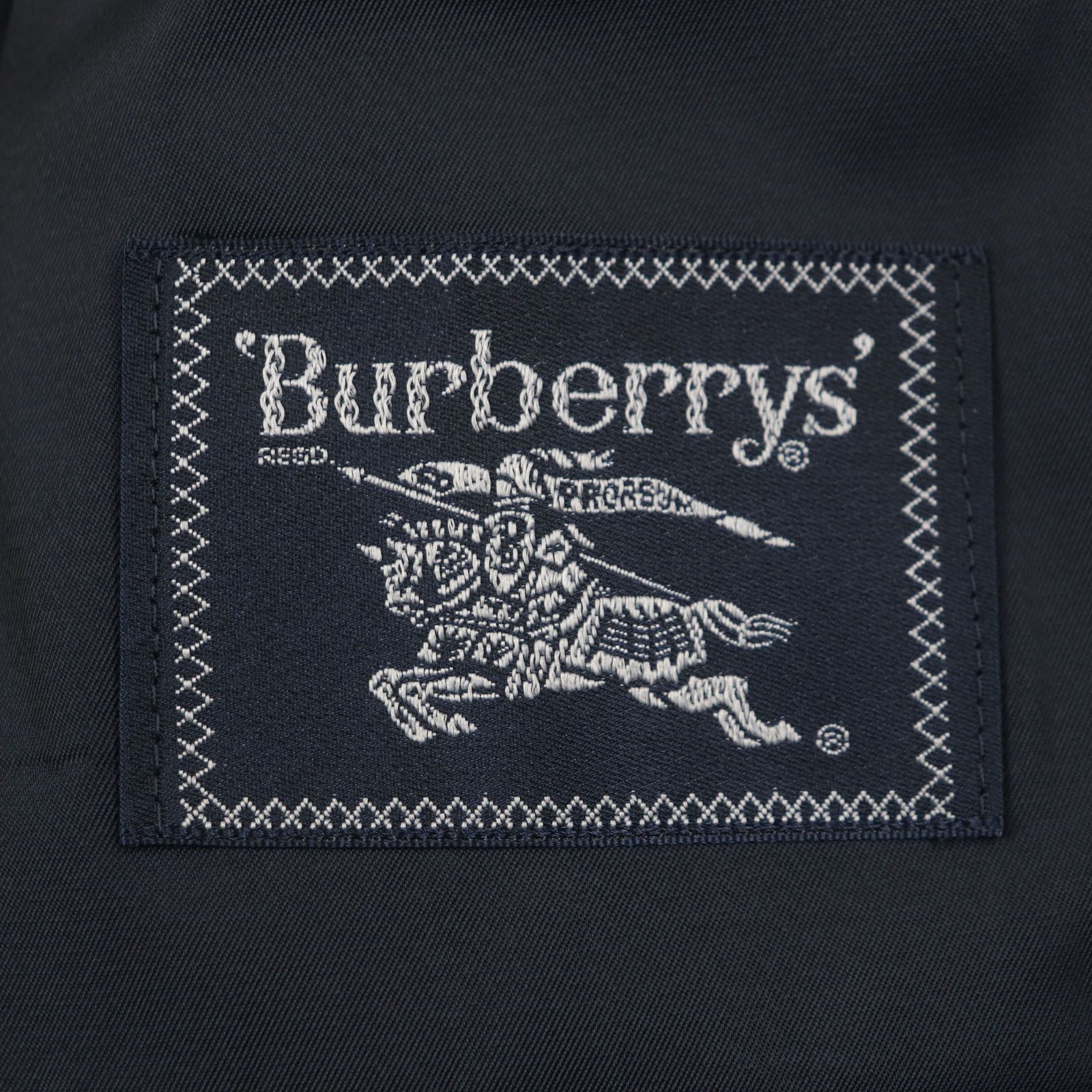 Burberry Burberry Burberrys Tailored Wool Jacket Leather Outerwear Size ONE SIZE - 6 Thumbnail