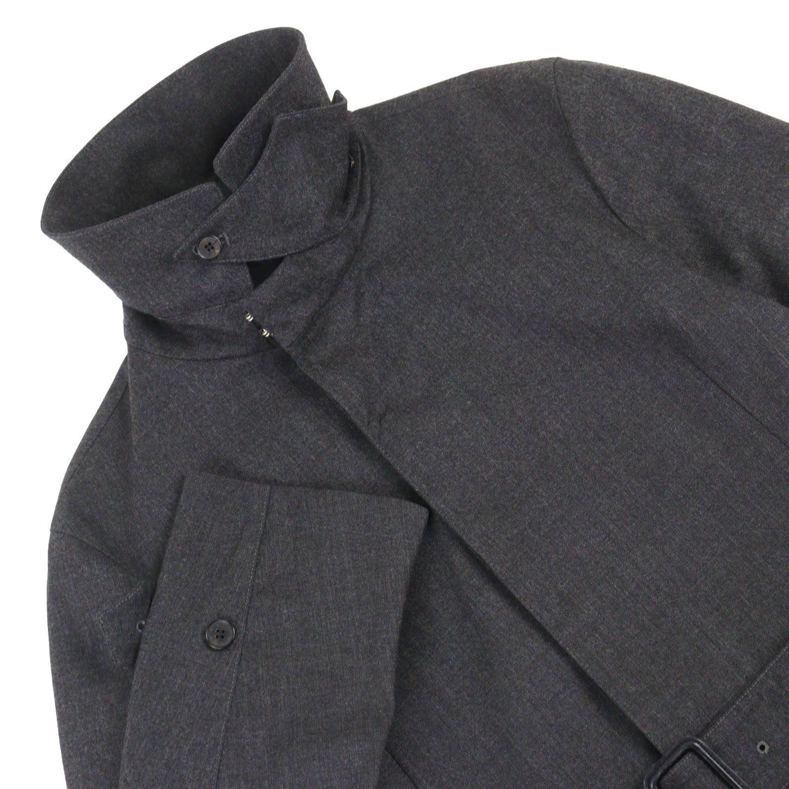 Other Other Mackintosh Loro Piana Wool Coat Leather Outerwear Size ONE SIZE - 2 Thumbnail