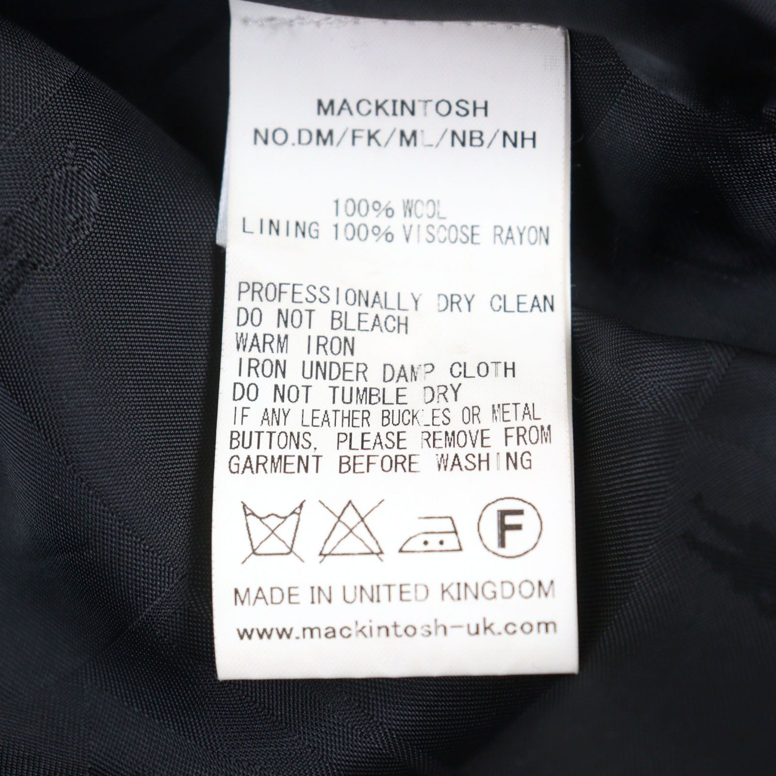 Other Other Mackintosh Loro Piana Wool Coat Leather Outerwear Size ONE SIZE - 10 Thumbnail