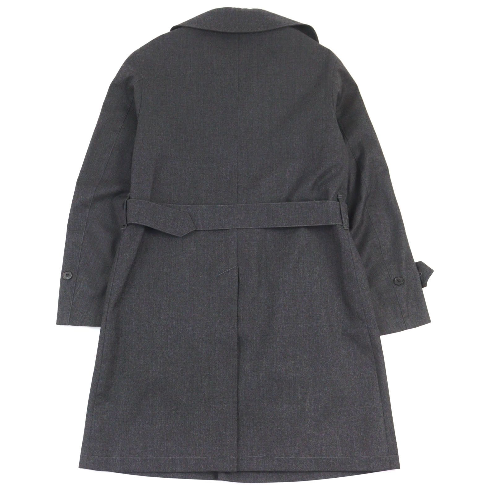 Other Other Mackintosh Loro Piana Wool Coat Leather Outerwear Size ONE SIZE - 4 Thumbnail