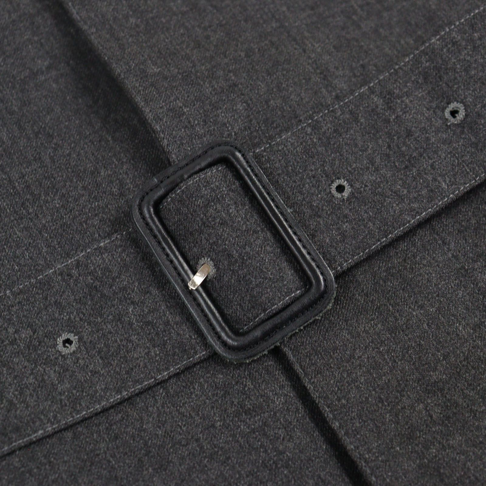 Other Other Mackintosh Loro Piana Wool Coat Leather Outerwear Size ONE SIZE - 6 Thumbnail
